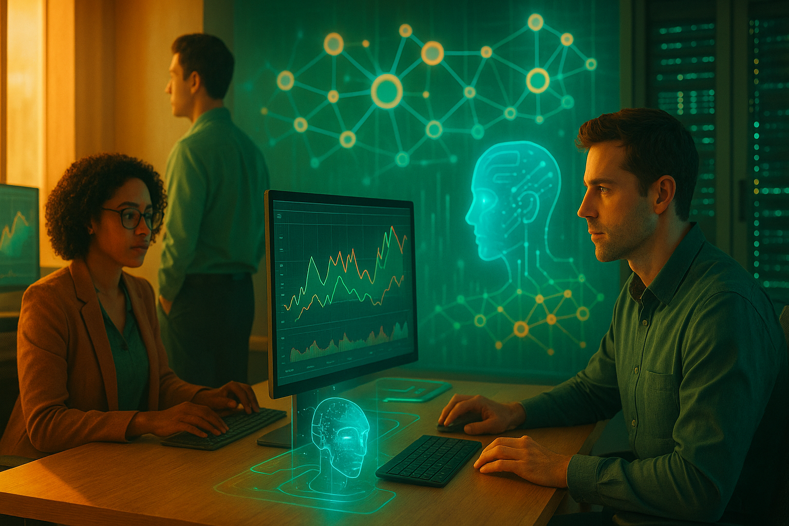 inteligência artificial com foco em finanças impulsiona a revolução do DeFi