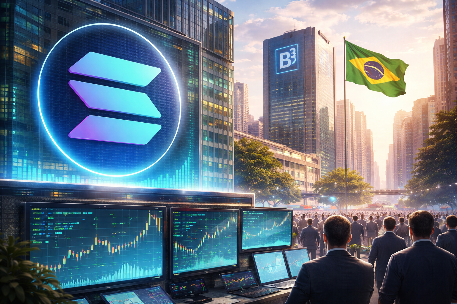 Solana na bolsa brasileira