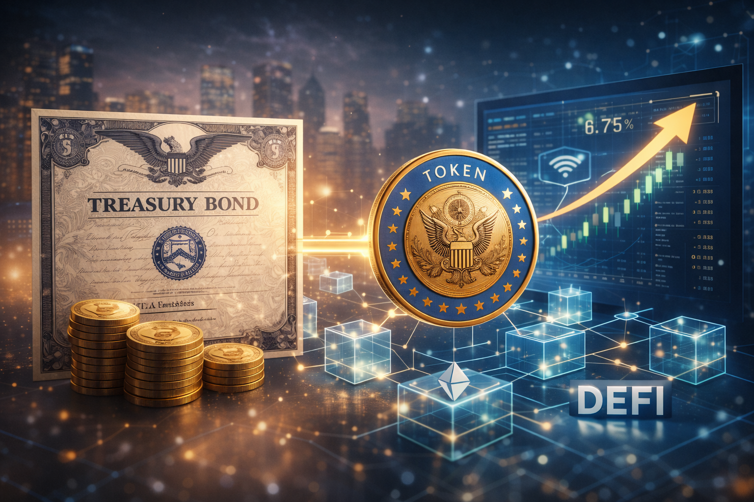 Tokenização dos títulos do tesouro dos EUA