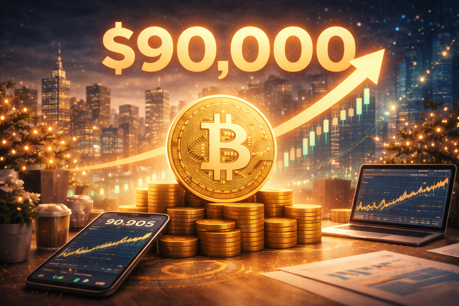 Bitcoin a US$ 90.000 em 2025