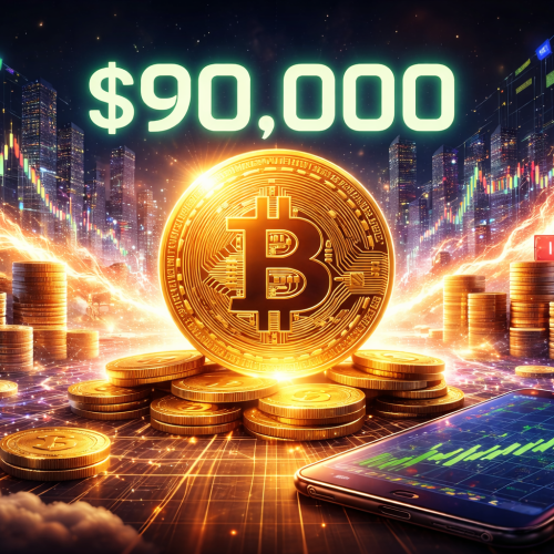 Bitcoin dispara para US$90K e liquidação de US$120M em shorts pode transformar o mercado cripto