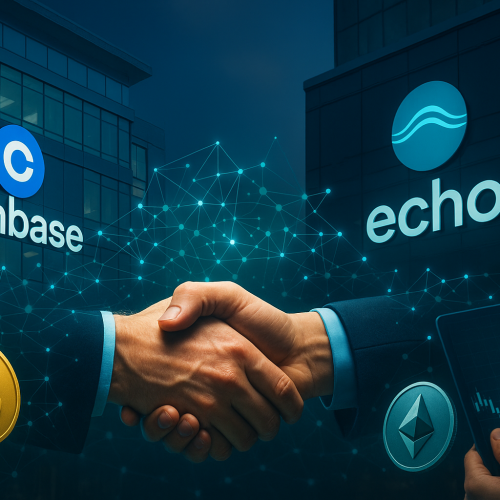 Coinbase amplia ecossistema DeFi com aquisição da plataforma Echo por US$ 375 milhões